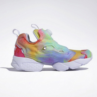 Reebok 锐步 Insta Pump Fury 女士休闲运动鞋 FX4775 黄色/橙色/淡紫色/粉色 36.5