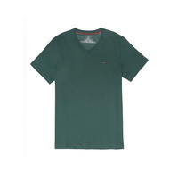 TOMMY HILFIGER 汤米·希尔费格 男士纯棉V领套头短袖T恤09T3140
