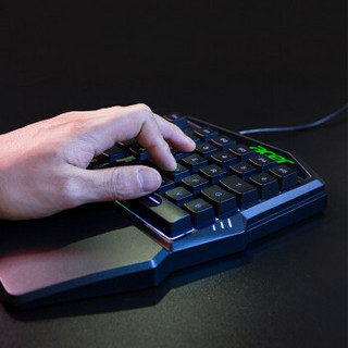 acer 宏碁 K919-JP 35键 有线薄膜单手键盘 黑色 RGB