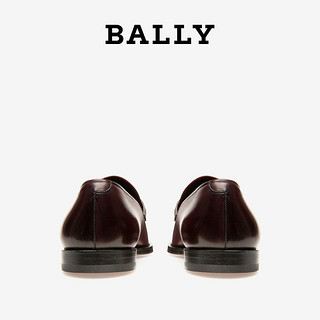 Bally/巴利2020新款KELSY男士酒红色复古马衔扣乐福鞋6234481