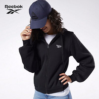 Reebok锐步 运动经典CL FLEECE FULL ZIP女子长袖套头衫EB5143 EB5143_黑色 A/M