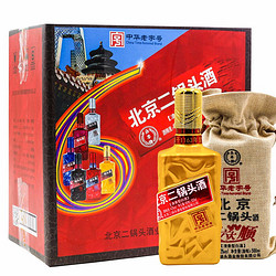 永丰 北京二锅头 小方瓶 42度清香型纯粮食白酒 500ml*6瓶