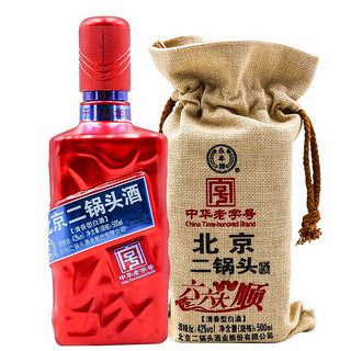 YONGFENG 永丰牌 北京二锅头 六六大顺 42%vol 清香型白酒 500ml*6瓶 整箱装