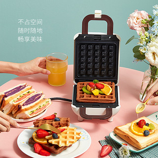 利仁三明治机早餐机轻食机家用神器甜甜圈烤盘多功能华夫饼机烤机