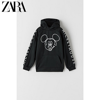 ZARA 新款 童装女童 迪士尼米老鼠印花长款卫衣 06761140800