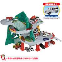TAKARA TOMY 多美 TOMY多美卡合金小汽车电动轨道套装男玩具礼探险盘旋山道166153CN