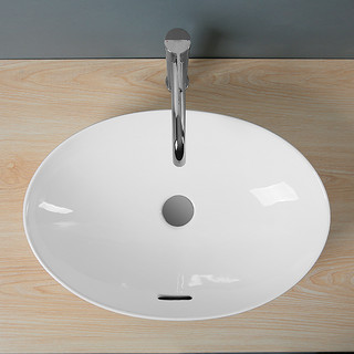 TOTO台上盆LW1705B卫生间家用陶瓷椭圆形智洁桌上式洗脸盆洗手盆