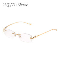 开云眼镜 卡地亚Cartier 眼镜框男女 金属 无框镜架CT0061O