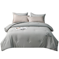 恒源祥 全棉新疆棉花被 灰色 150*200cm 5斤