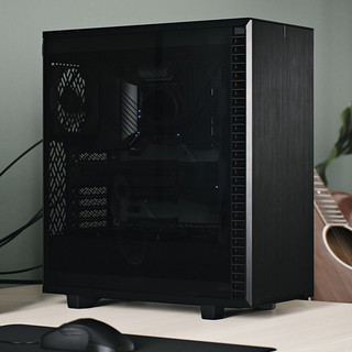 Fractal Design 分形工艺 Define系列 Define 7 Compact ATX机箱 全侧透 黑色