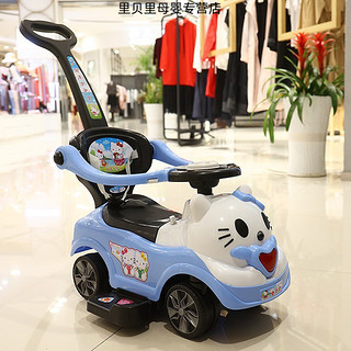 儿童车1-3岁溜溜车轻便滑行婴儿小车子四轮宝宝扭扭车带卡通可。