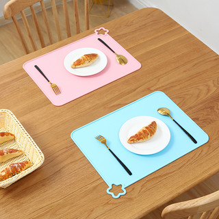 食品级小学生餐垫硅胶餐垫可折叠餐布防水防油渍隔热儿童午餐桌布