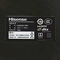 Hisense 海信 HZ65E3D-PRO 65英寸 4K 液晶电视