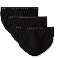 Hugo Boss 雨果博斯 50325381 男式三角裤 3条装 黑色 S