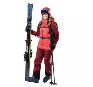 DECATHLON 迪卡侬 SFR 900 FREERIDE - BURGUNDY 女士滑雪裤 189811-8505981 酒紅色