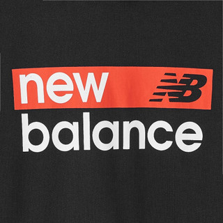 New Balance NB官方2020新款男款MT03902卫衣简约logo印花卫衣连帽休闲卫衣 BK MT03902 M