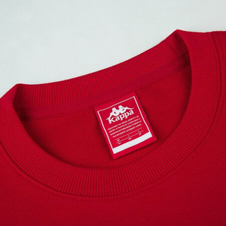 Kappa卡帕蜡笔小新联名套头衫2020新款情侣男女运动卫衣休闲印花外套K0AZ2WT76D 暗红色-557 L