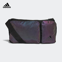 阿迪达斯官网 adidas WAISTBAG SLIM 男女训练运动腰包FT7071 黑色/粉 NS