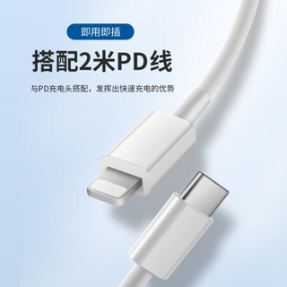 斯泰克 苹果充电器快充套装PD20W充电头数据线 适用iPhoneSE/XR/11Pro/XS手机USB-C苹果闪充头 ST-PD29W