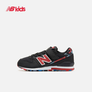 New Balance nb童鞋 男女童4~14岁 KV996魔术贴运动鞋 玫红色 KV996WPY 28.5