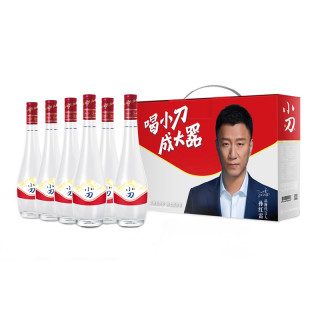 商品xiaodao小刀鸿运42vol浓香型白酒500ml6瓶整箱装