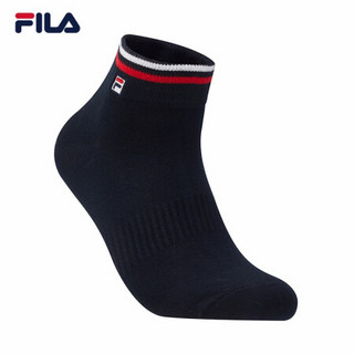 FILA 斐乐官方 男子低腰袜 2020新款透气防臭运动低腰袜 传奇蓝-NV XS