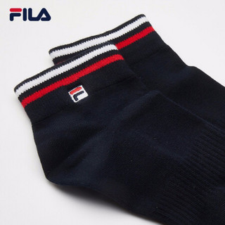 FILA 斐乐官方 男子低腰袜 2020新款透气防臭运动低腰袜 传奇蓝-NV XS