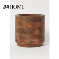 HM HOME家居用品家居饰品2020新款木制大花盆花器落地家用0872296