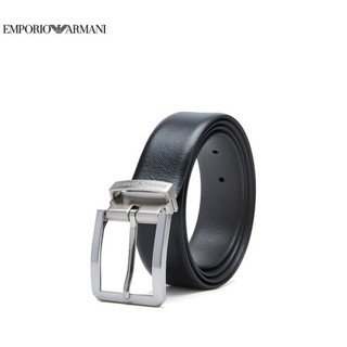 乔治·阿玛尼 GIORGIO ARMANI阿玛尼EMPORIO ARMANI奢侈品EA20秋冬男士牛皮腰带 Y4S298-YLQ6E-20F BLACK-81972黑色 U