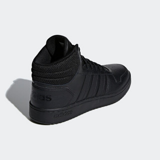 阿迪达斯官方 adidas neo HOOPS 2.0 MID 男子休闲鞋F34809 黑色 43(265mm)