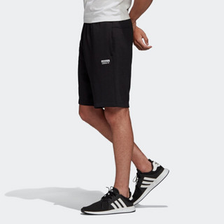 阿迪达斯官网 adidas 三叶草 F SHORT 男装运动短裤FM2263 黑色 M(参考身高:179~185CM)