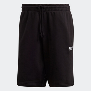 阿迪达斯官网 adidas 三叶草 F SHORT 男装运动短裤FM2263 黑色 M(参考身高:179~185CM)