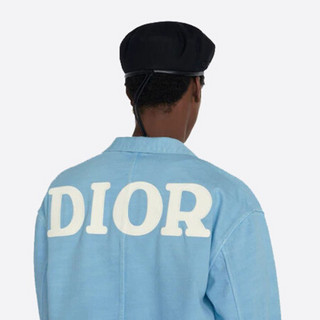 Dior 迪奥 男士长袖衬衫 013D488C239X 浅蓝色 L