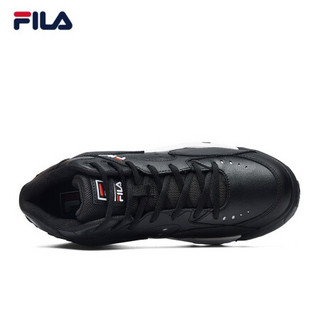 FILA 斐乐官方 暴扣男子篮球鞋 2020秋季新款高帮运动鞋球鞋男 黑色-BK 41