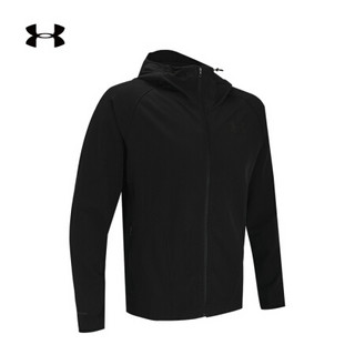 安德玛官方UA Unstoppable男子运动l连帽夹克Under Armour1360742 黑色001 XL