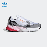 阿迪达斯官网adidas 三叶草FALCON W女鞋经典运动鞋休闲鞋CG6214 白/白/淡灰 如图 39