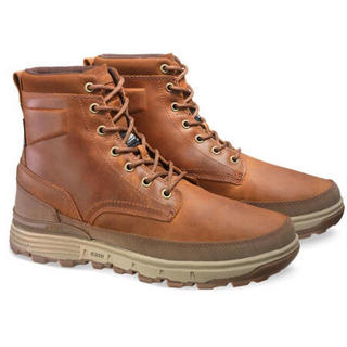 CAT卡特男鞋工装靴防滑高帮马丁靴30052M Brown 11