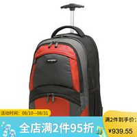 新秀丽(Samsonite)双肩包商务旅行双肩背包拉杆包19寸17878囤 Orange and Black(仓)