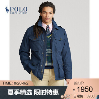 Ralph Lauren/拉夫劳伦男装 2020年春季四口袋牛津布夹克11933 410-海军蓝 XL