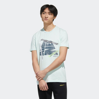 阿迪达斯官网adidas neo M FAVES TEE 1 男装运动短袖T恤FP7305 如图 2XL