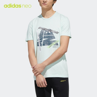 阿迪达斯官网adidas neo M FAVES TEE 1 男装运动短袖T恤FP7305 如图 2XL