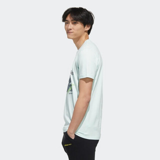 阿迪达斯官网adidas neo M FAVES TEE 1 男装运动短袖T恤FP7305 如图 2XL