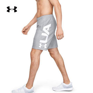 安德玛官方UA Woven Graphic男子运动短裤Under Armour1351670 灰色014 M