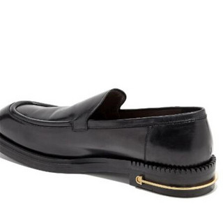 Ferragamo菲拉格慕男鞋皮鞋贴边双层皮革Gancini金属嵌片02C073 722057 39.5