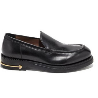 Ferragamo菲拉格慕男鞋皮鞋贴边双层皮革Gancini金属嵌片02C073 722057 39.5