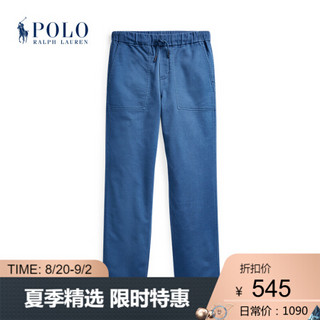 Ralph Lauren/拉夫劳伦男童 2020年春季弹力棉布锥形长裤33181 400-蓝色 S