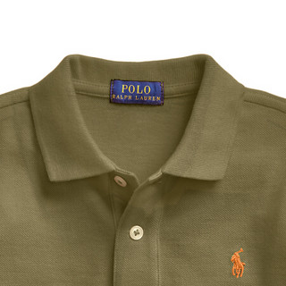 Ralph Lauren/拉夫劳伦男童 2020年春季棉质网布Polo衫33318 300-绿色 2/2T