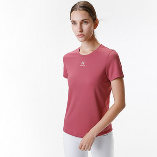 HOTSUIT短袖T恤女2020夏季新款健身吸湿排汗透气修身圆领运动上衣 木紫色 XXL