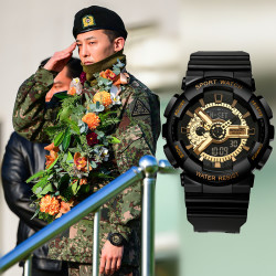 同款韩商言李现电子表手表男女中学生ins风运动初高中权志龙潮流5件