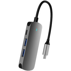 WJOY type-c扩展坞拓展坞苹果电脑转换器（HDMI、USB3.0、4K高清、手机OTG）